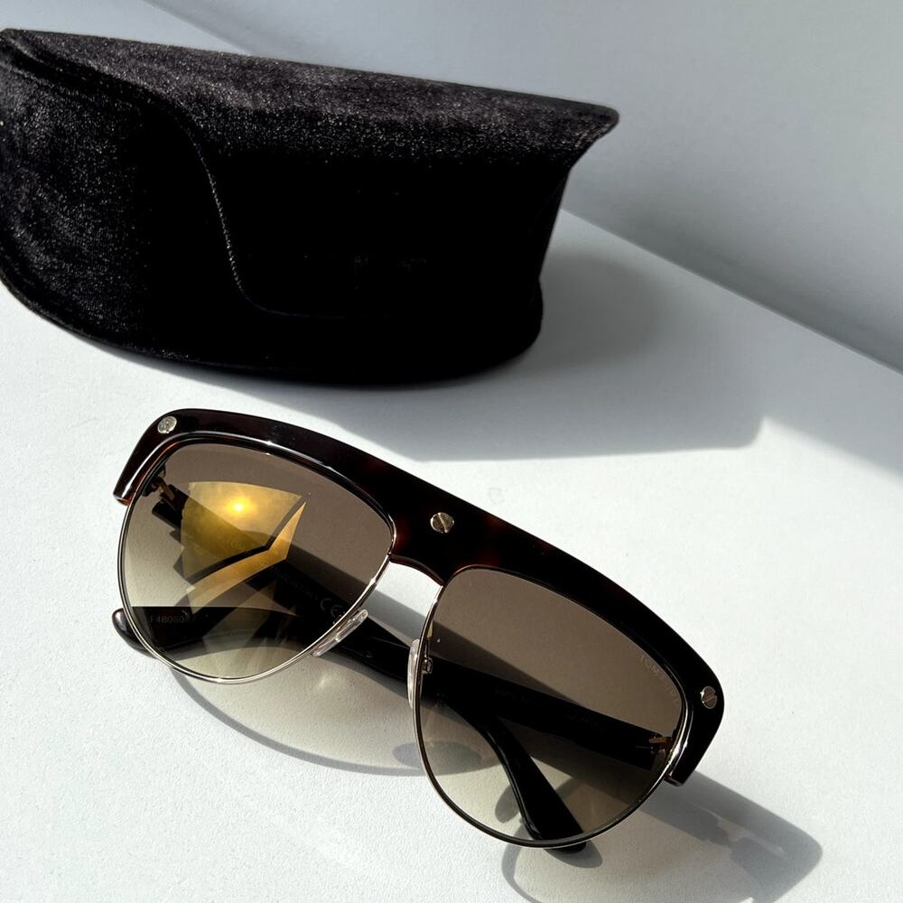 NEW Tom Ford Liane FT0318 Sunglasses in Havana Brown
